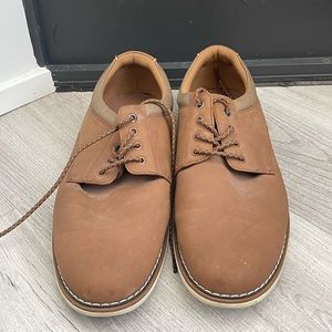 BROWN AND TAN GOODFELLOW DRESS SHOES MENS SIZE 12